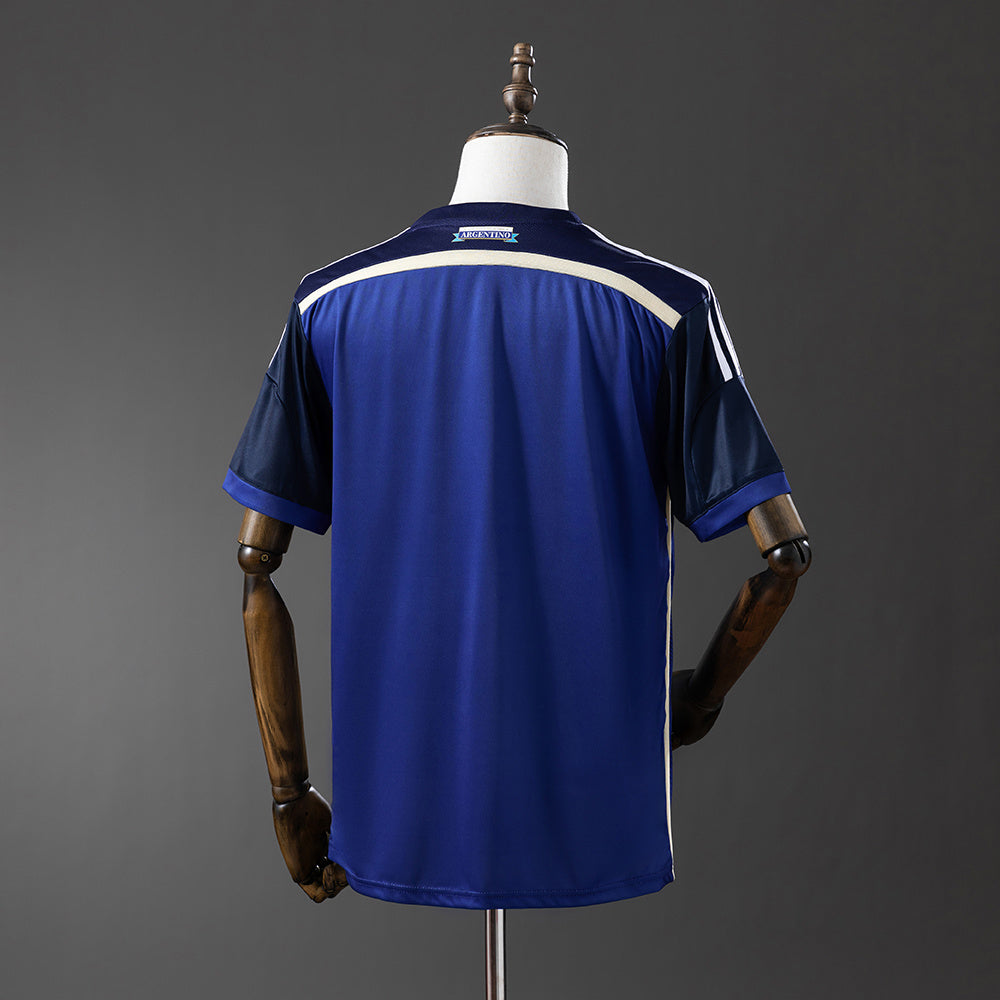 Camiseta Argentina 2014 Segunda Equipación Retro