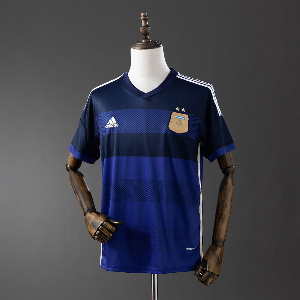 Camiseta Argentina 2014 Segunda Equipación Retro