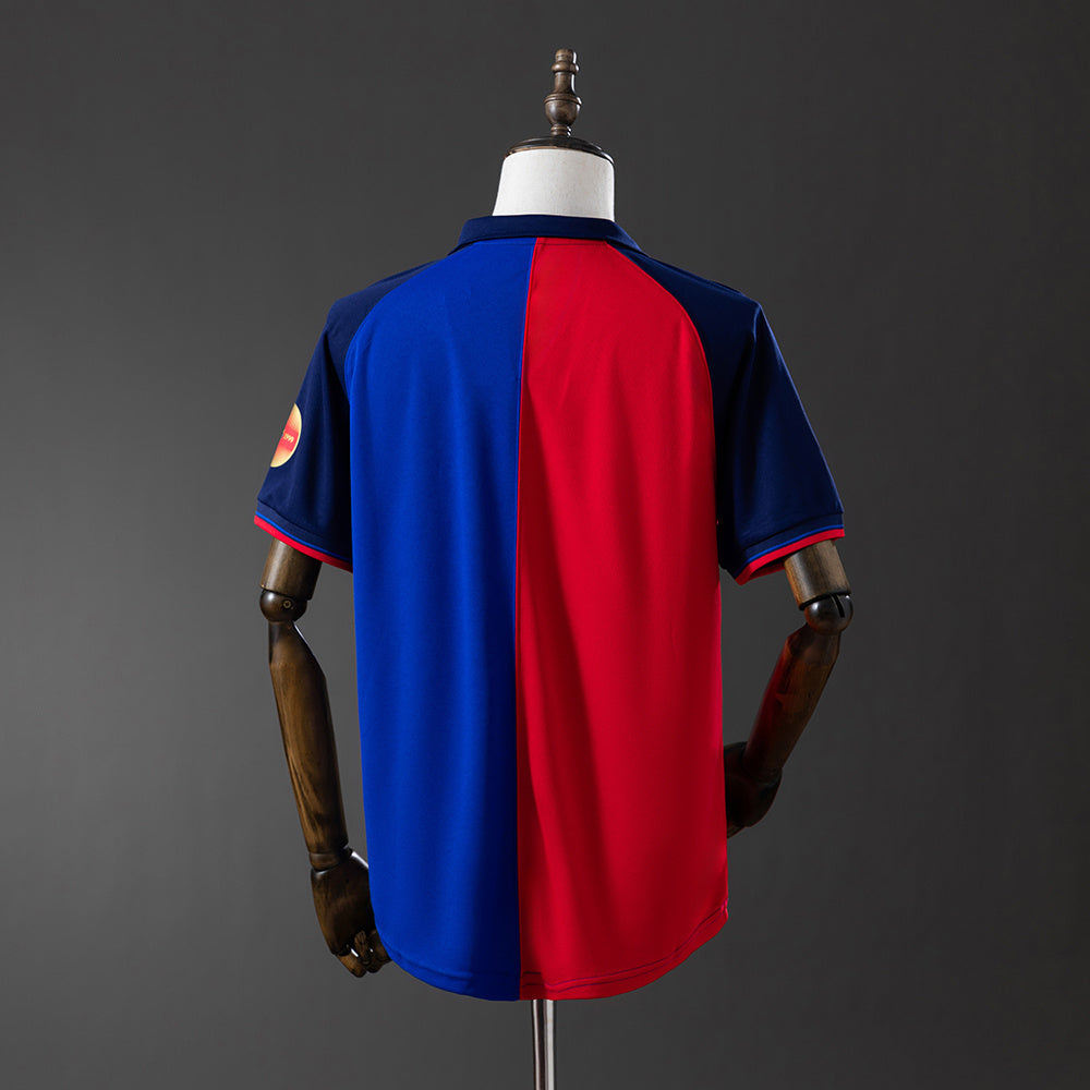 La Camiseta FC Barcelona 1999/00 Primera Equipación Retro Centenario