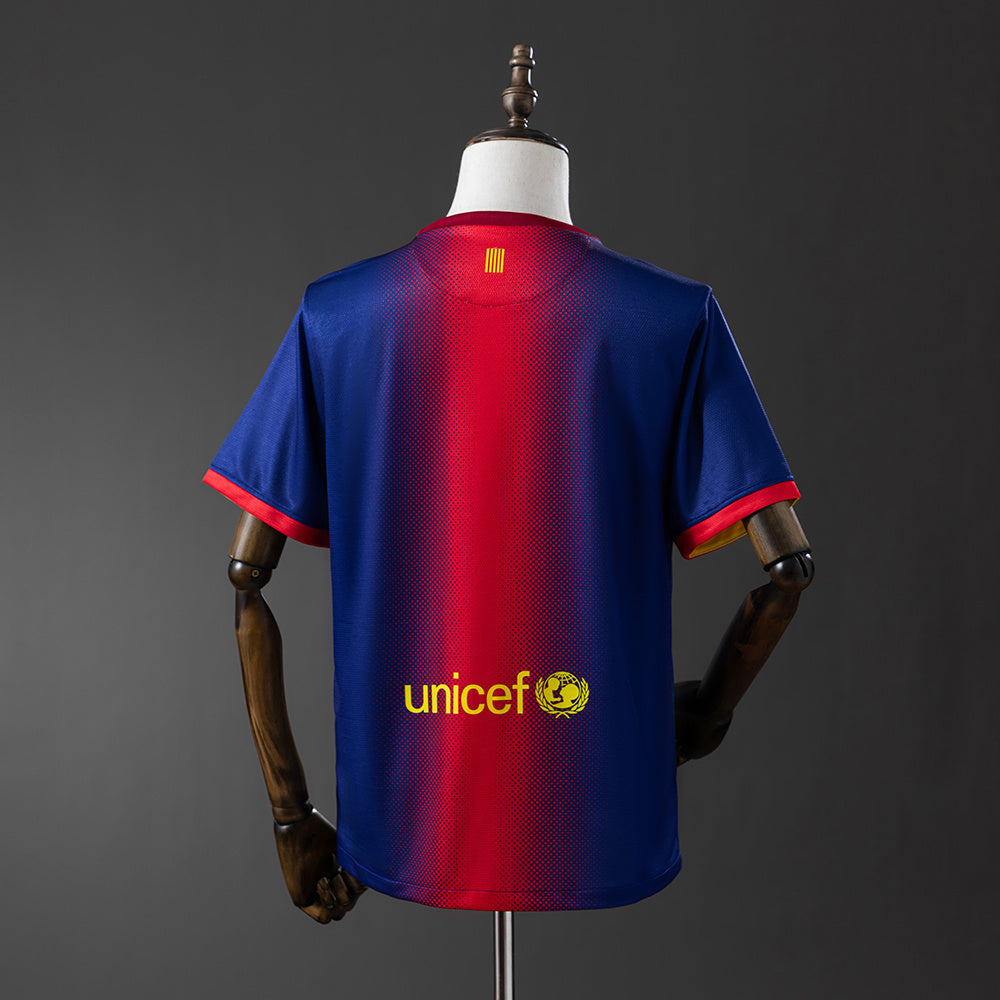 La Camiseta FC Barcelona 2012/13 Primera Equipación Retro