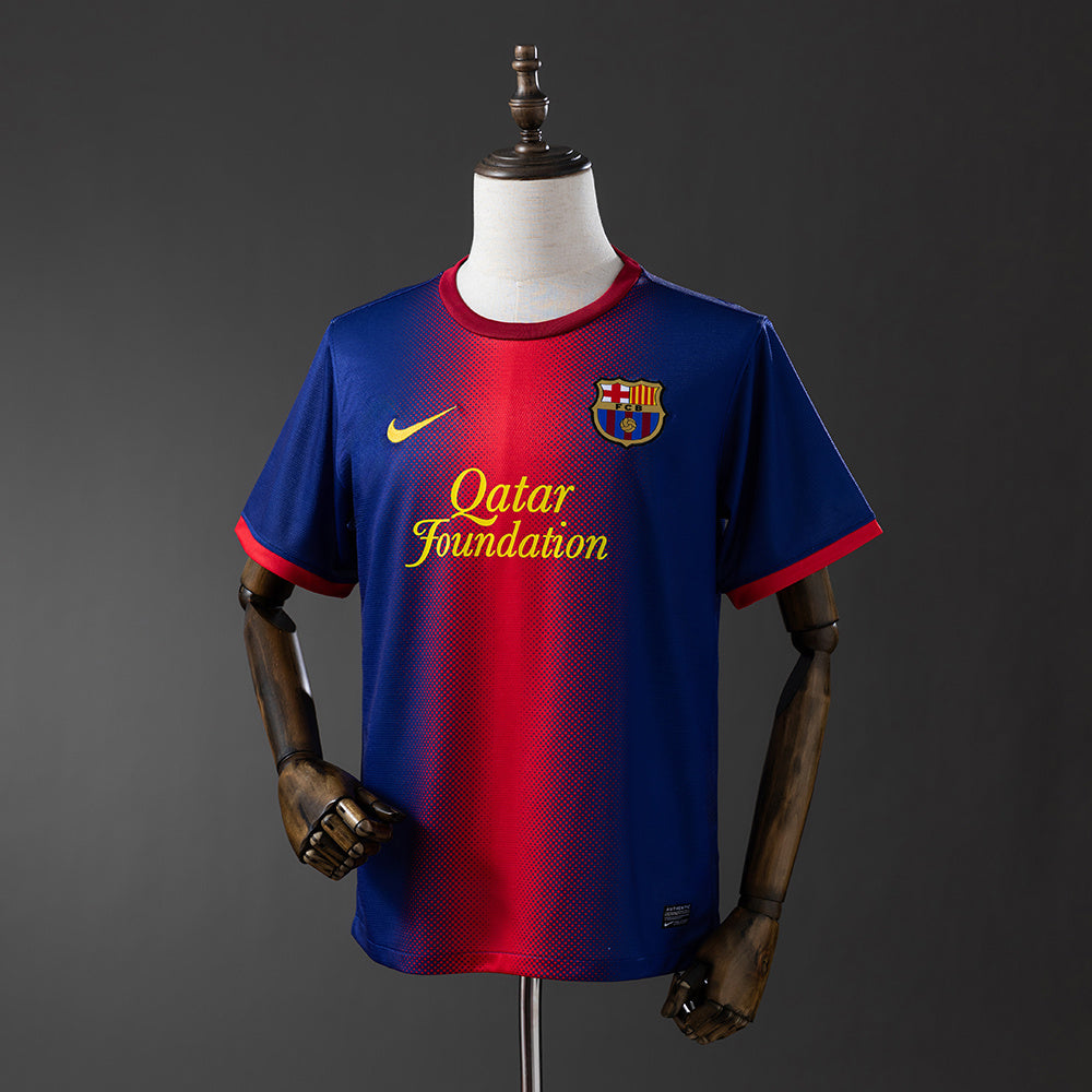 La Camiseta FC Barcelona 2012/13 Primera Equipación Retro