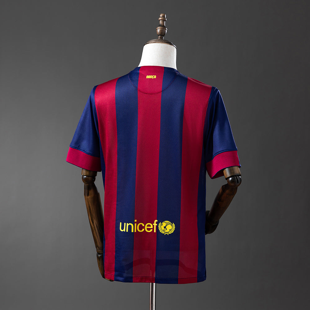 La Camiseta FC Barcelona 2014/15 Primera Equipación Retro