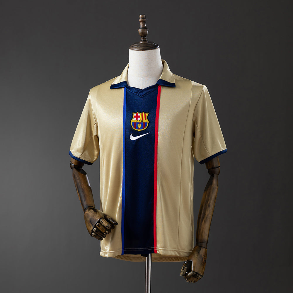 Camiseta FC Barcelona 2002/03 Segunda Equipación Retro