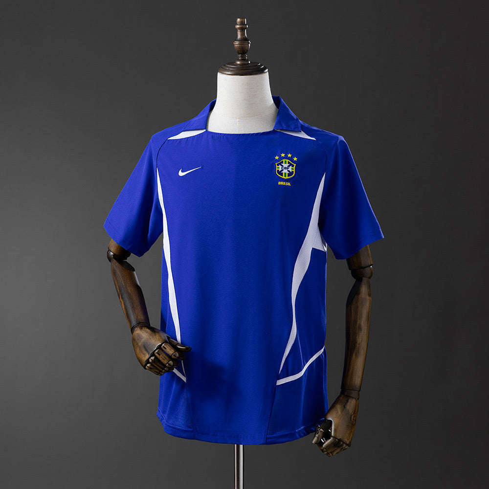 Camiseta Brasil 2002 Segunda Equipación Retro
