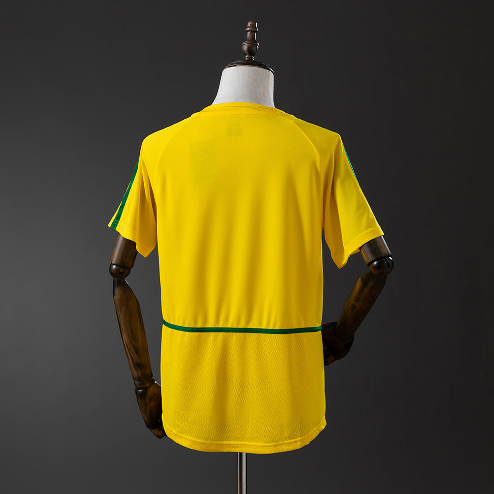 Camiseta Brasil 2002 Primera Equipación Retro