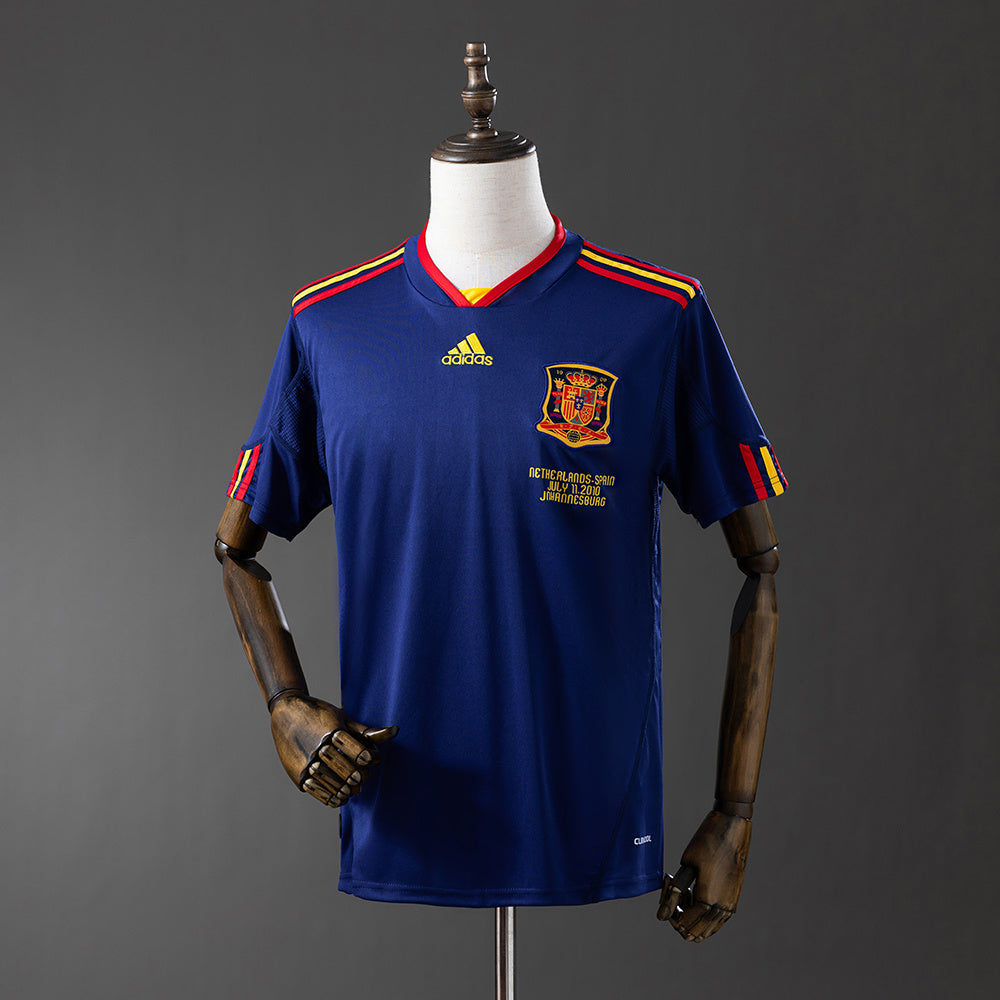 Camiseta España 2010 Segunda Equipación Retro